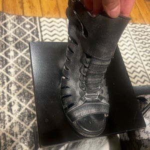 Freebird black leather sandals